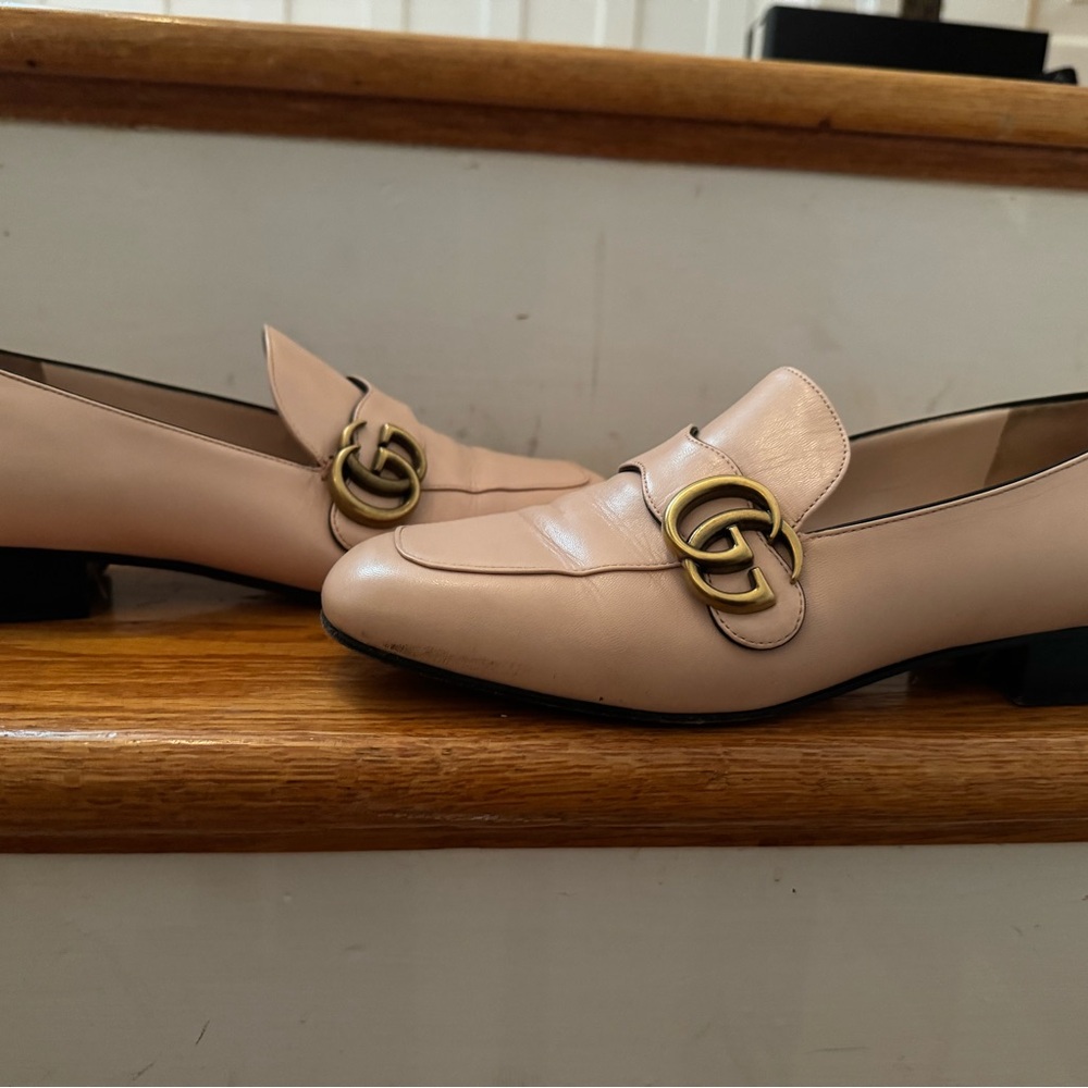 Gucci Maramont Pink Loafers